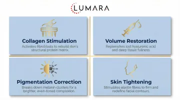 At-home facial rejuvenation evidence hierarchy: red light therapy, retinoids, vitamin C, and exfoliants