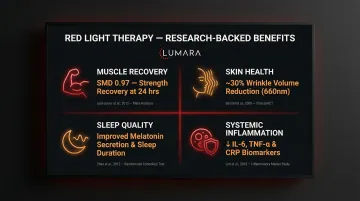 Lumara Pad size options: from 11x11 for joints to 20x30 for full back and torso recovery sessions