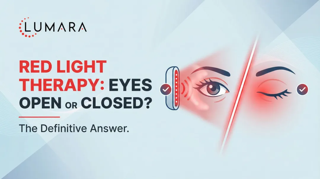 Red Light Therapy: Eyes Open or Closed? The Definitive Answer