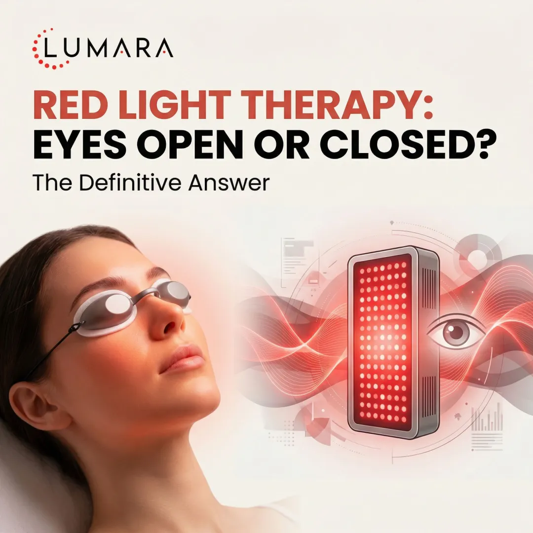 Red Light Therapy: Eyes Open or Closed? The Definitive Answer