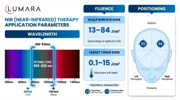 Transcranial NIR placement and safety parameters for at-home near-infrared therapy applications