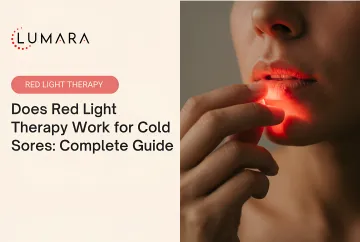 Red light therapy cold sore clinical evidence: healing time reduction and recurrence frequency improvement from controlled trials