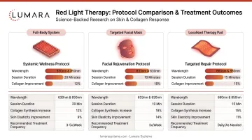 Red light therapy skin and collagen research: protocol comparison and treatment outcome data
