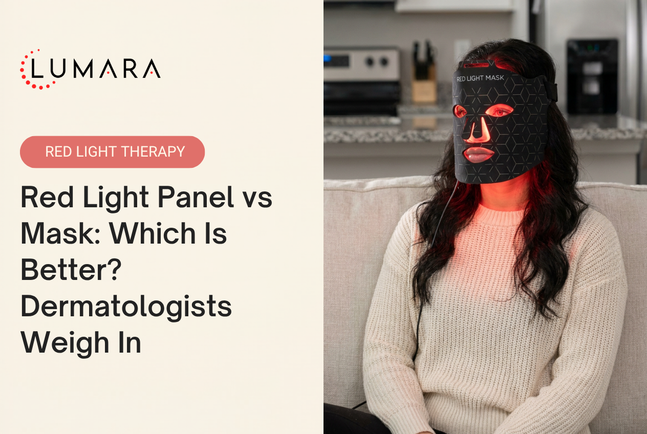 Red Light Panel vs LED Mask: How to Choose the Right Format for Your Goal