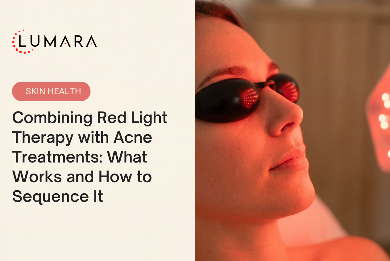 Combining Red Light Therapy with Acne Treatments: What Works and How to Sequence It