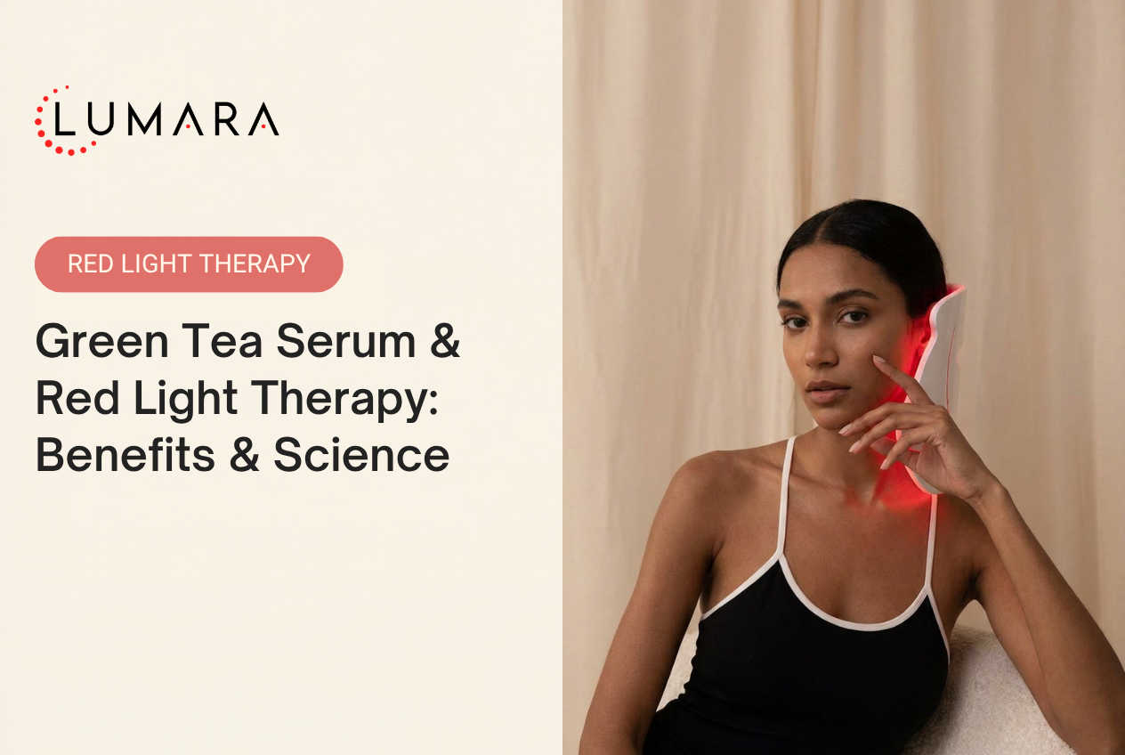 Green Tea Serum & Red Light Therapy: Benefits & Science