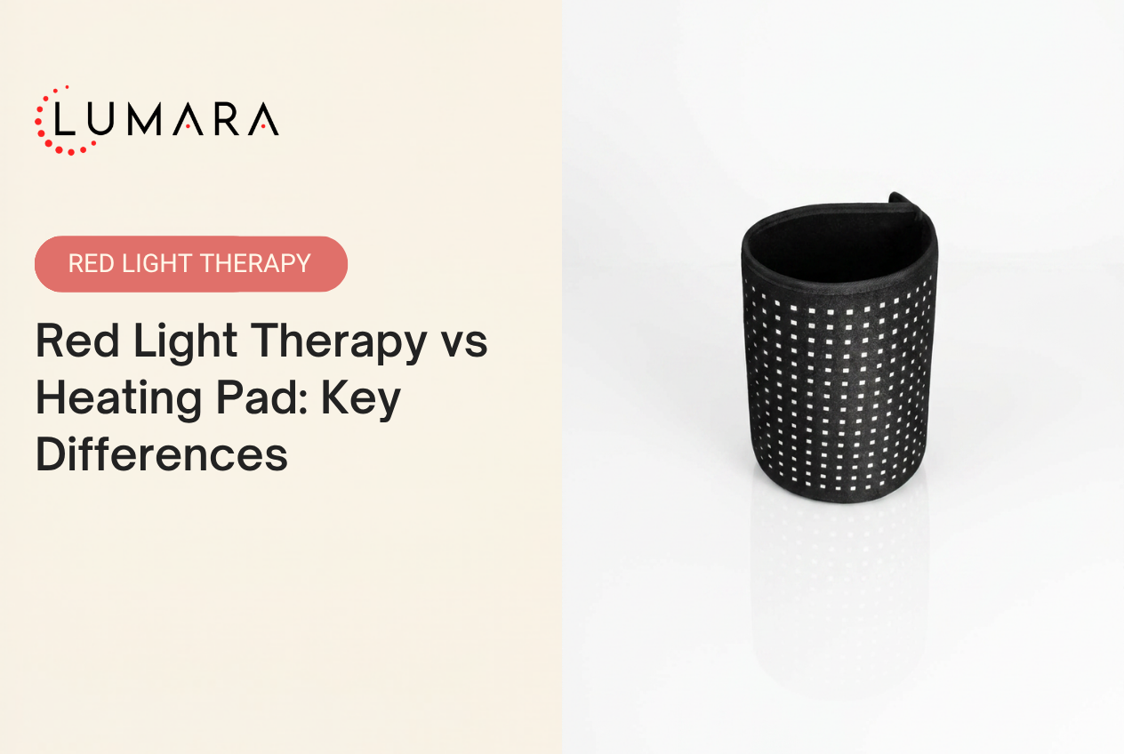 Red Light Therapy vs Heating Pad: How They Differ and When to Use Each
