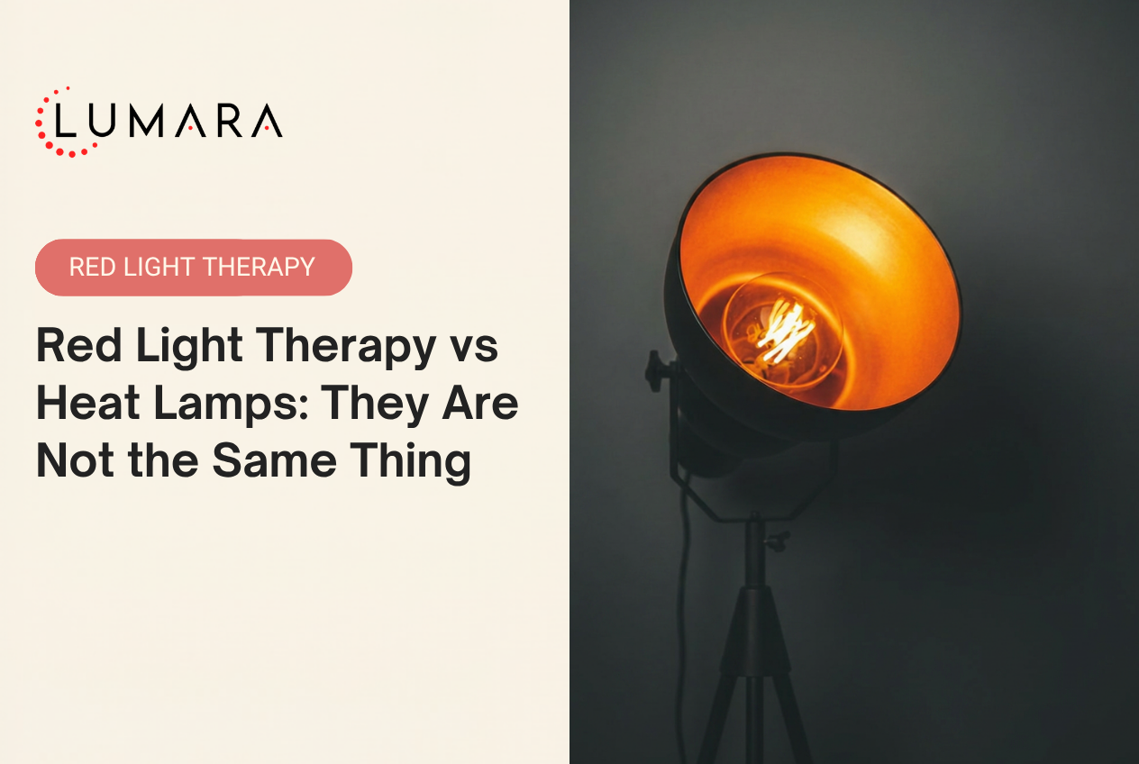 Red Light Therapy vs Heat Lamps: They Are Not the Same Thing