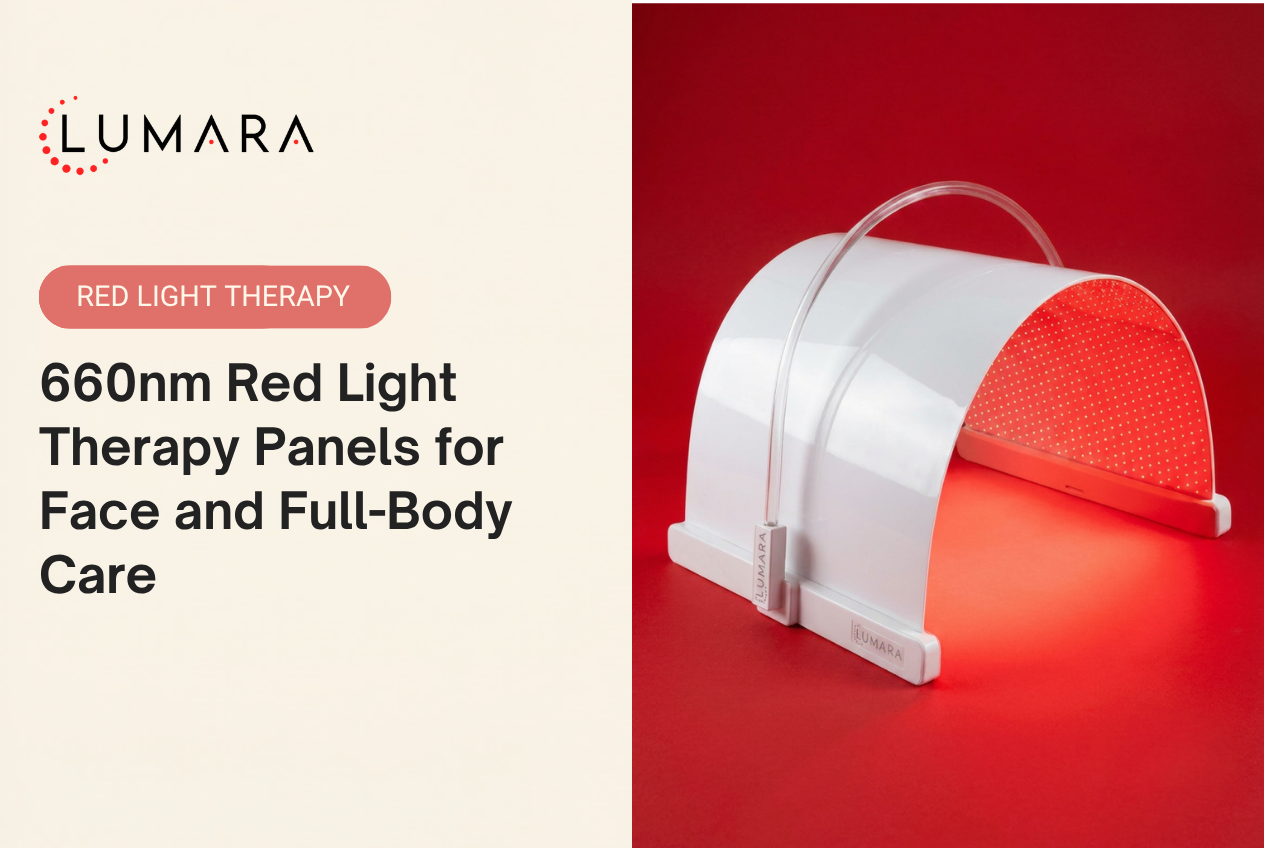 660nm Red Light Therapy Panels for Face and Full-Body Care