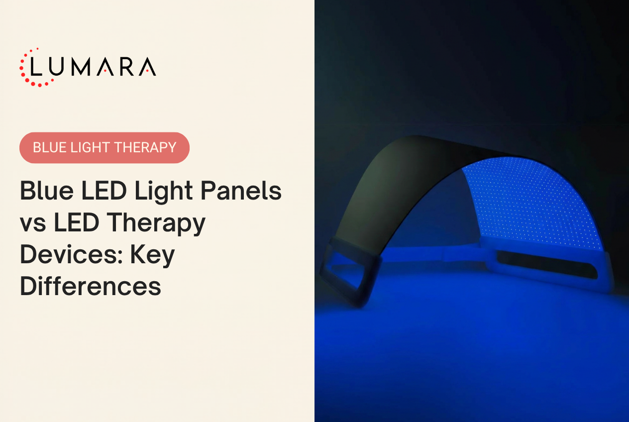 Blue LED Light Panels vs LED Therapy Devices: Key Differences