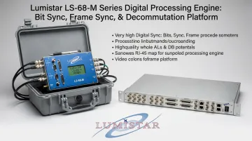 Lumistar LS-68-M integrated bit sync frame sync decommutator hardware unit