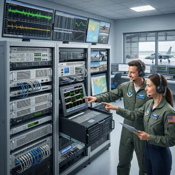 Airborne telemetry data acquisition system in aircraft test environment