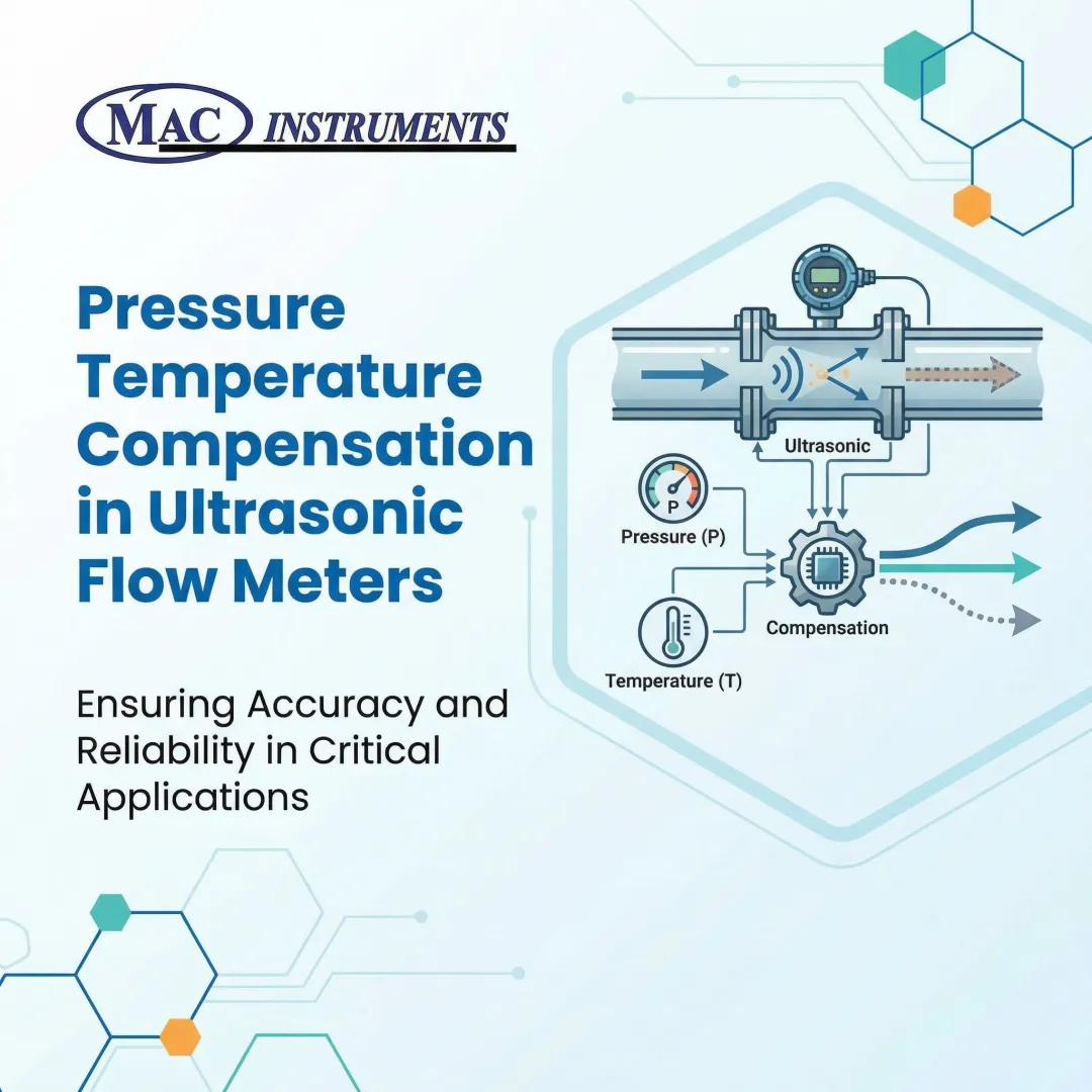 Pressure Temperature Compensation in Ultrasonic Flow Meters