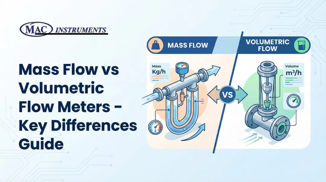 Cover image for Mass Flow vs Volumetric Flow Meters - Key Differences Guide