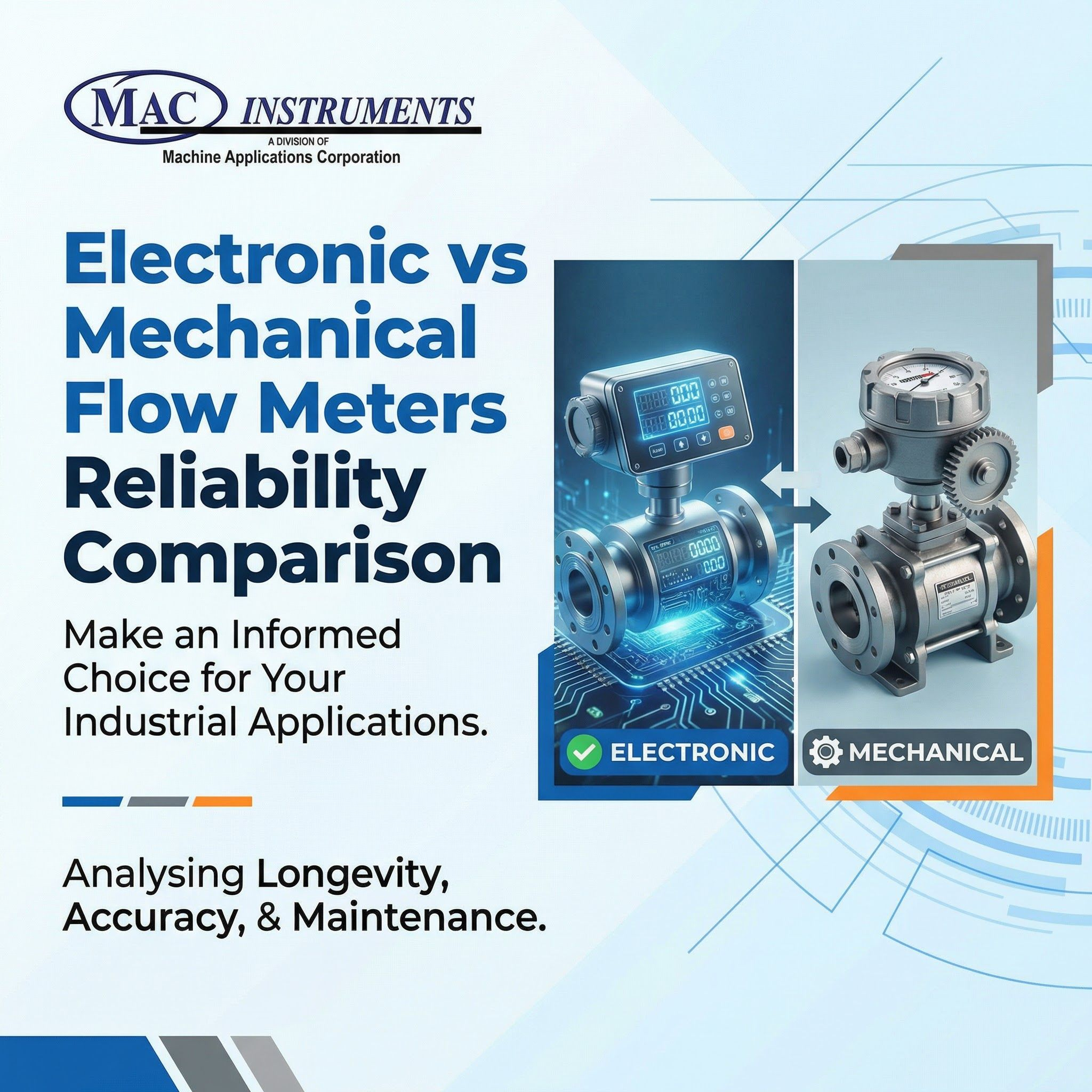 Electronic vs Mechanical Flow Meters Reliability Comparison