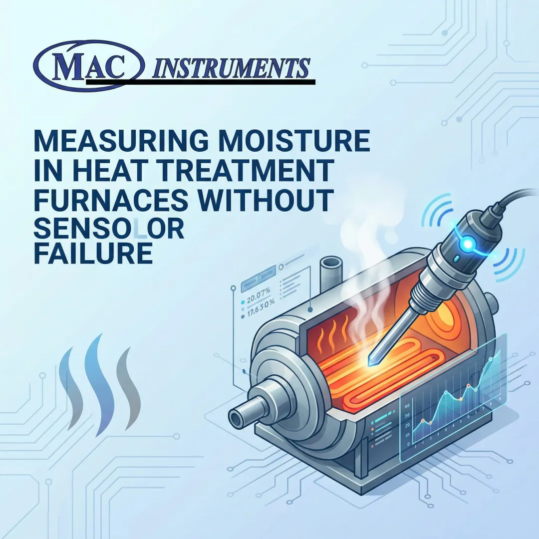 Measuring Moisture in Heat Treatment Furnaces Without Sensor Failure