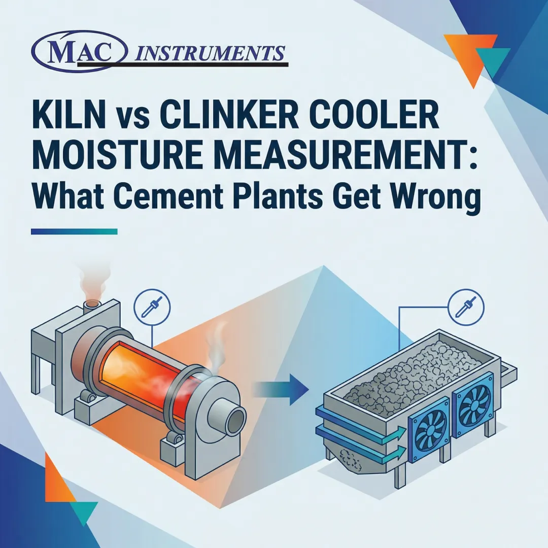 Kiln vs Clinker Cooler Moisture Measurement: What Cement Plants Get Wrong