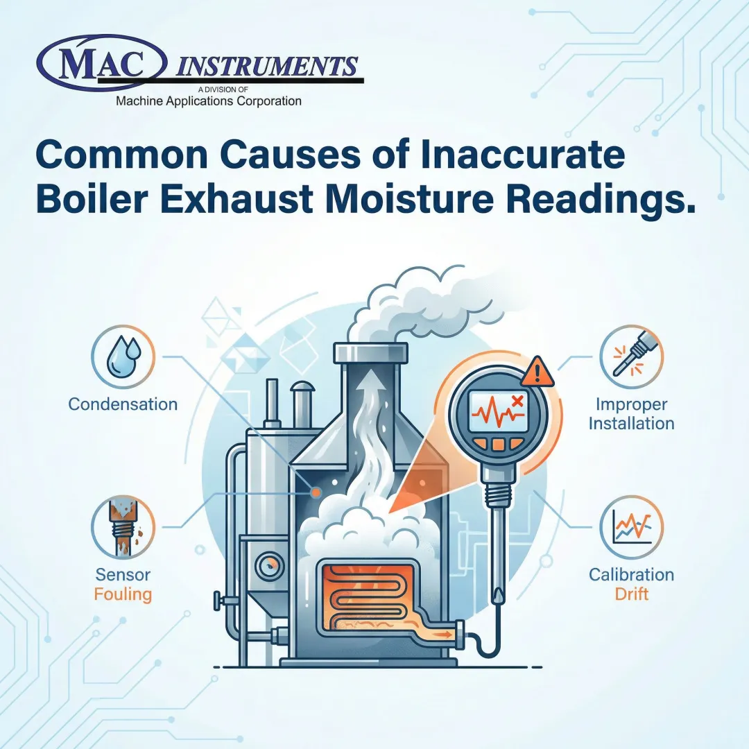 Common Causes of Inaccurate Boiler Exhaust Moisture Readings