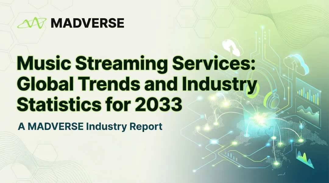 Cover image for Music Streaming Services: Global Trends and Industry Statistics for 2033