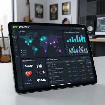 Music publishing royalty collection and rights administration