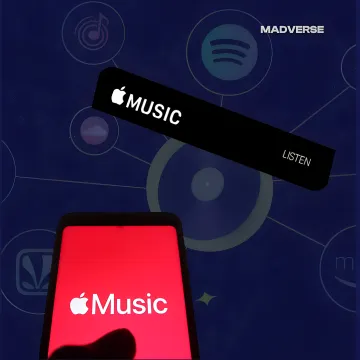 Musician celebrating successful Apple Music playlist placement