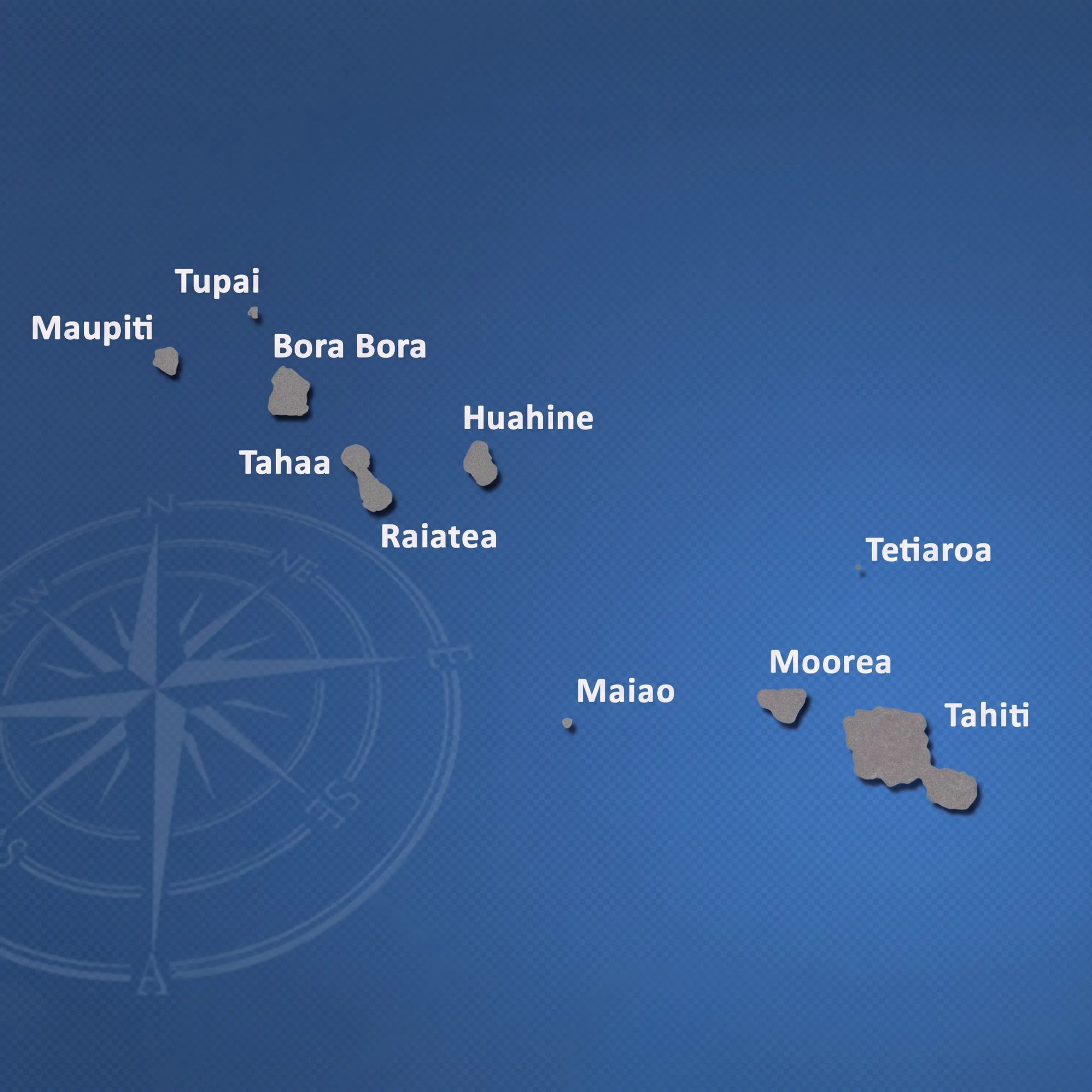 Travel advisor reviewing a Tahiti cruise itinerary with island maps and vacation documents