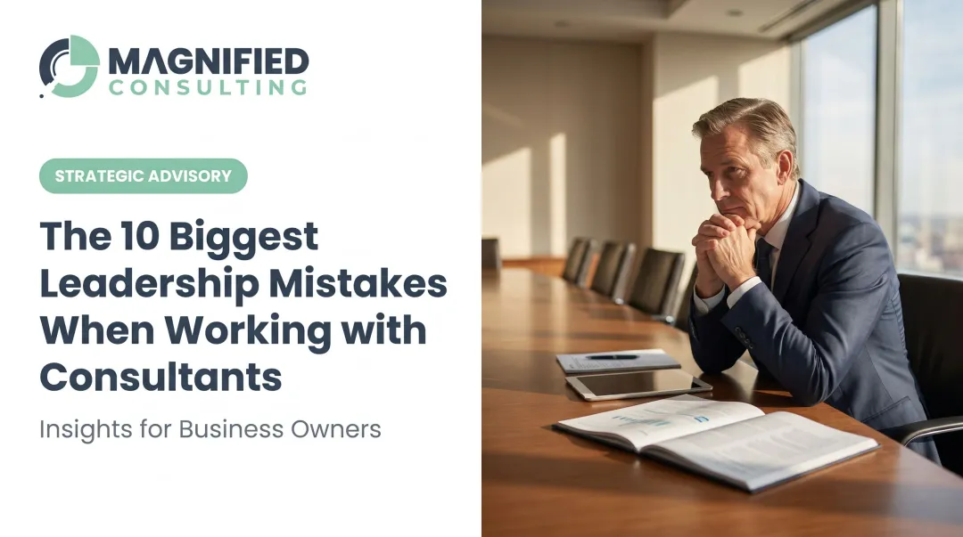 The 10 Biggest Leadership Mistakes When Working with Consultants