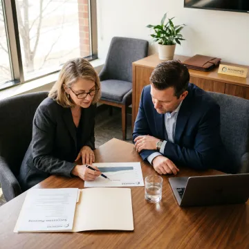 Business succession planning advisory meeting