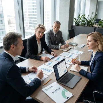Business valuation meeting in Georgia