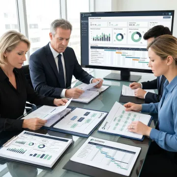 Business strategy execution consulting meeting