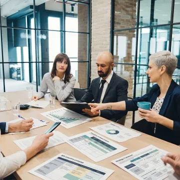 B2B growth strategy consulting meeting