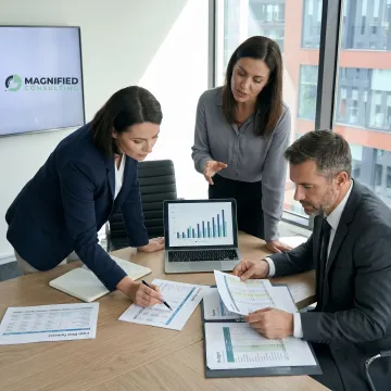 Business project finance consulting meeting