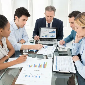 Cash flow consulting meeting