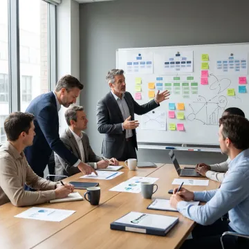 Consultants mapping leadership alignment process