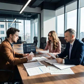 M&A advisors reviewing software company valuation and transaction documents