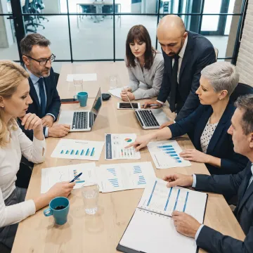Sales and operations planning consulting meeting