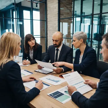 Executive financial planning meeting