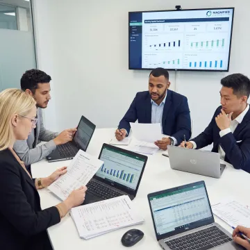 Cash flow management dashboard review