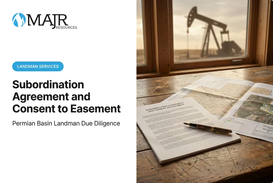 Subordination Agreement and Consent to Easement