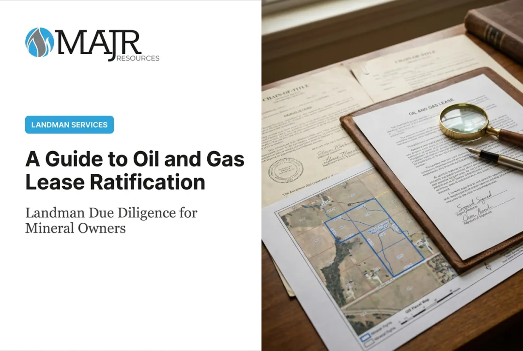 A Guide to Oil and Gas Lease Ratification