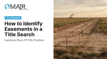 How to Identify Easements in a Title Search