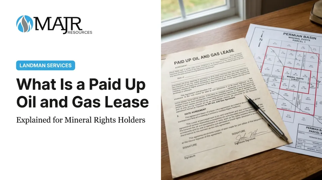 What Is a Paid Up Oil and Gas Lease