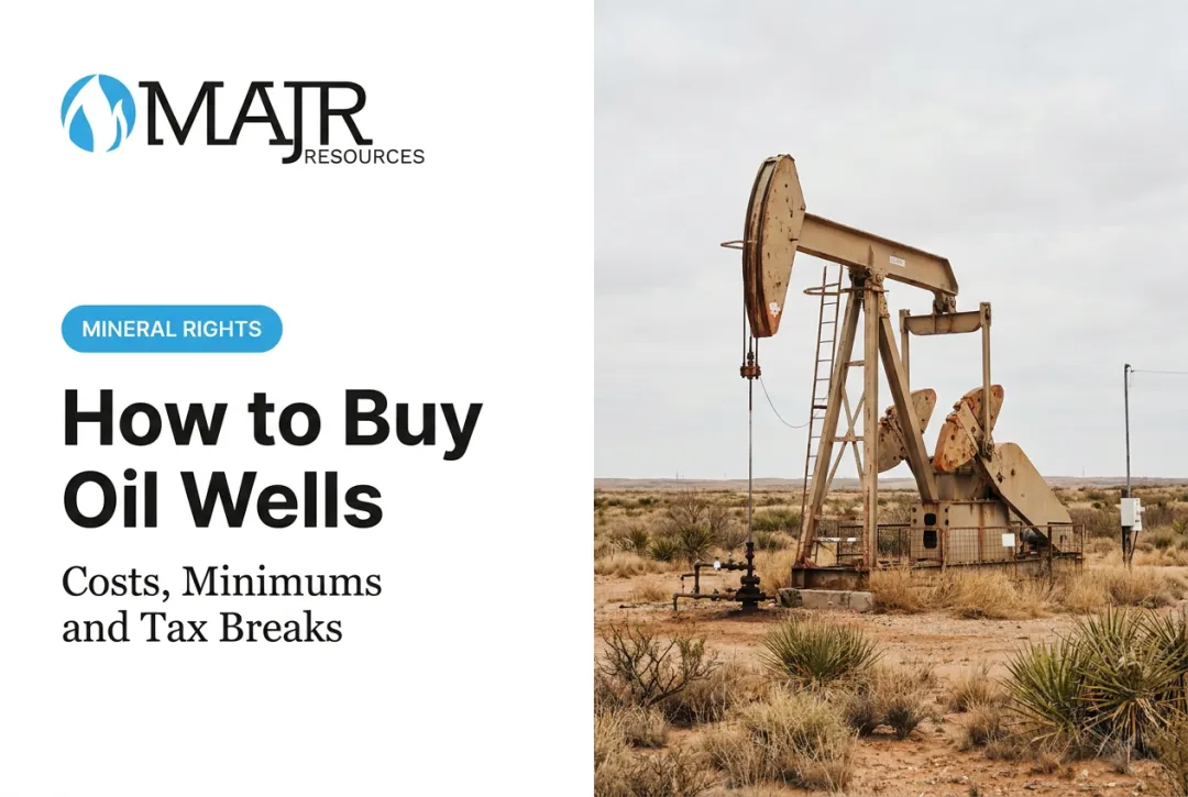 How to Buy Oil Wells: Costs, Minimums and Tax Breaks