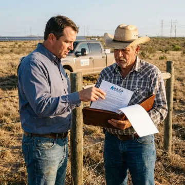 Land Leasing Service for a Solar Farm