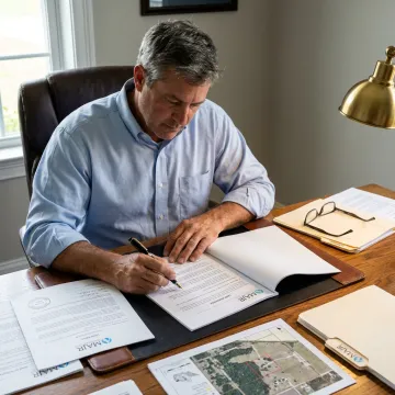 Title documents being reviewed