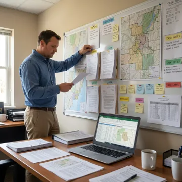 Energy project coordinator tracking schedules