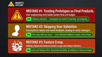 Three common hardware prototyping mistakes warning signs and how to avoid them
