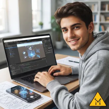 Augmented reality coding project for students