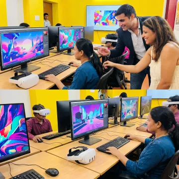 Beginner VR design course session