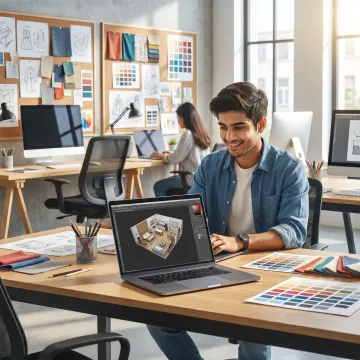 Beginner creating an interior design 3D model